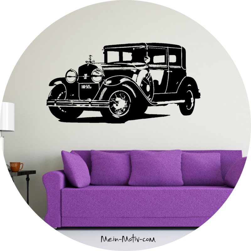 Wandtattoo 13119 Al Capone Cadillac Typ 34-A Town Sedan Baujahr 1928